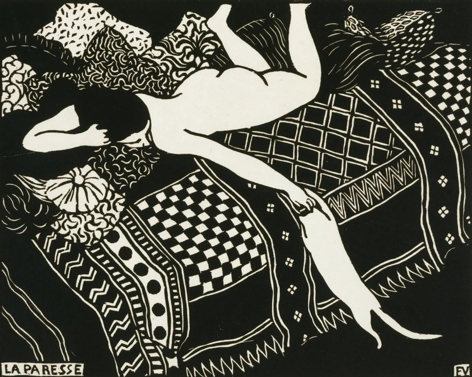 Felix Vallotton - Pigrizia plexiglass da Timeless Artworks