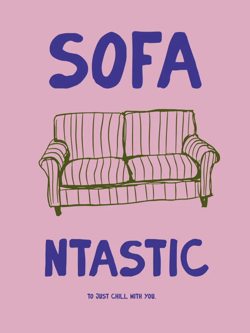 Sofa Ntastic tela con Cornice a cassetta da treechild