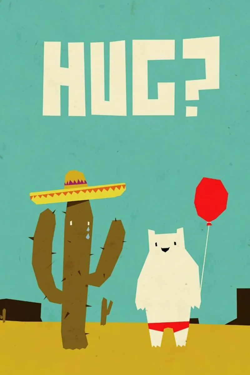 Hug poster con telaio in plastica da Yetiland