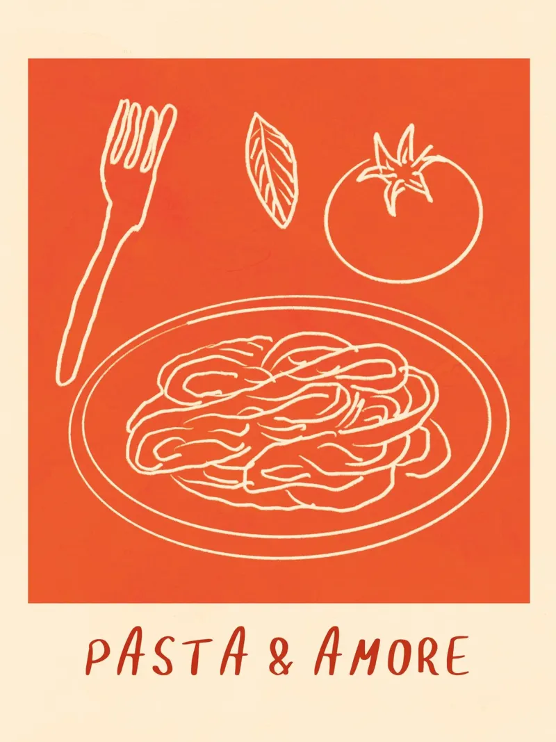 Pasta And Amore plexiglass da treechild