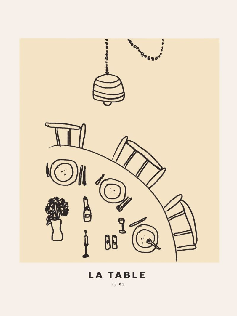 La Table No 1 poster de treechild