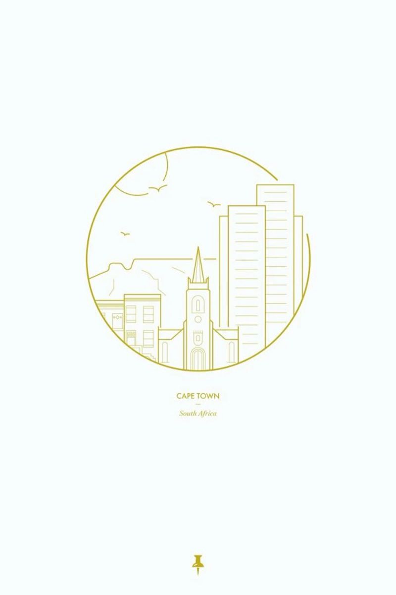 Cape Town poster by Dean Smith