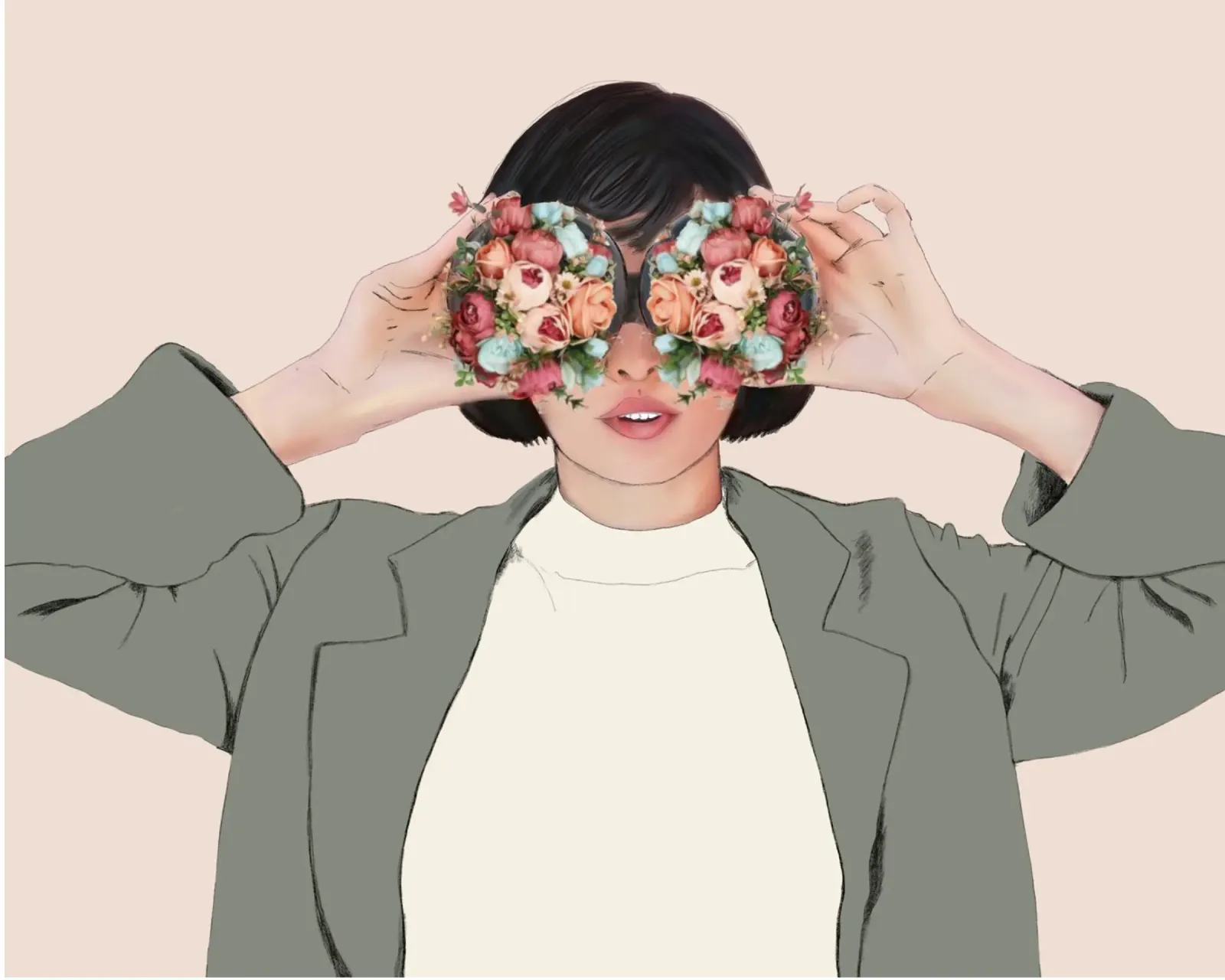 Create a Vision poster con telaio in plastica da FulfillingLife