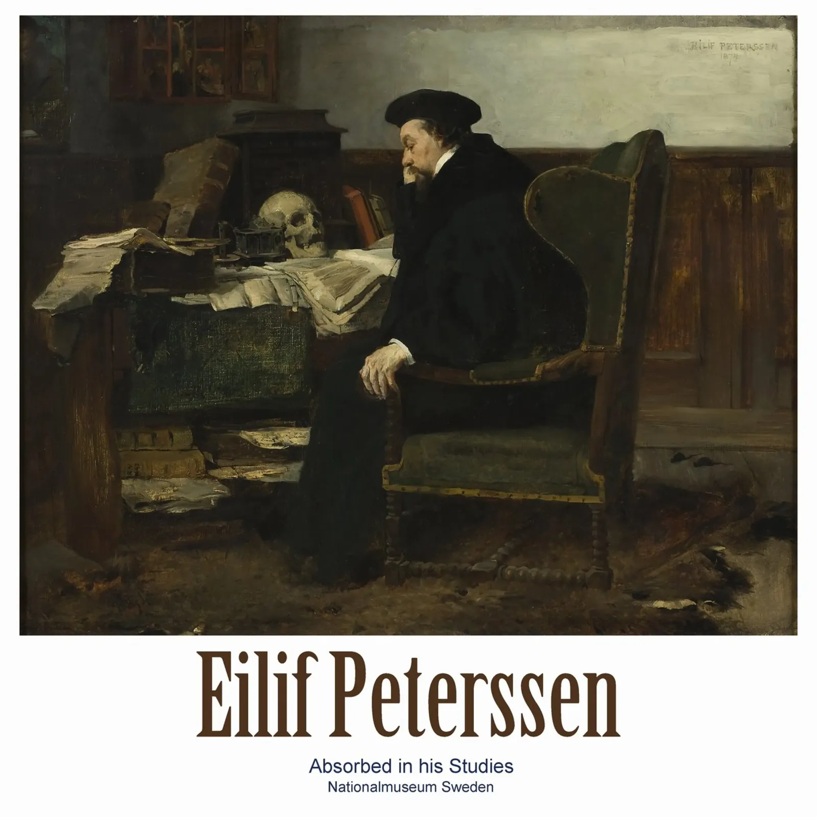 Elif Peterssen: Vertieft ins Studium pellicola backlit da Little Art Histories