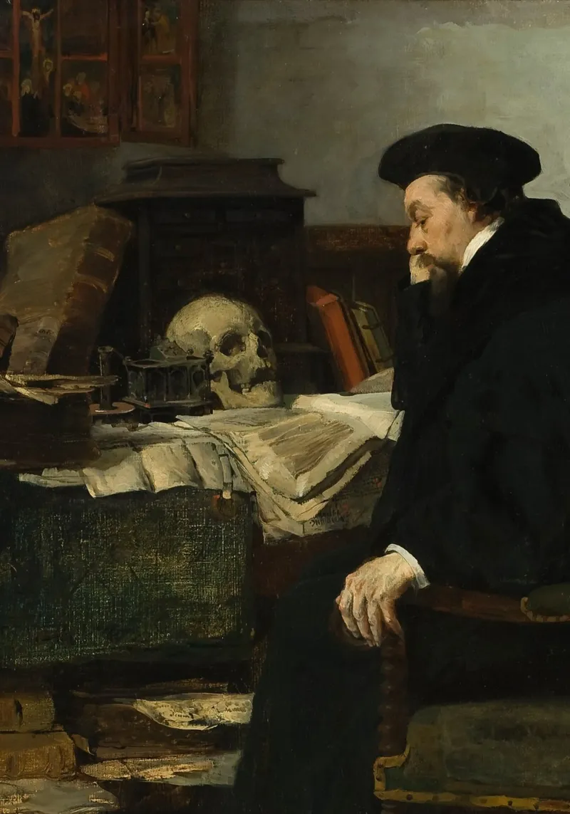Eilif Peterssen: "Immersi nei propri studi" pellicola backlit da Little Art Histories
