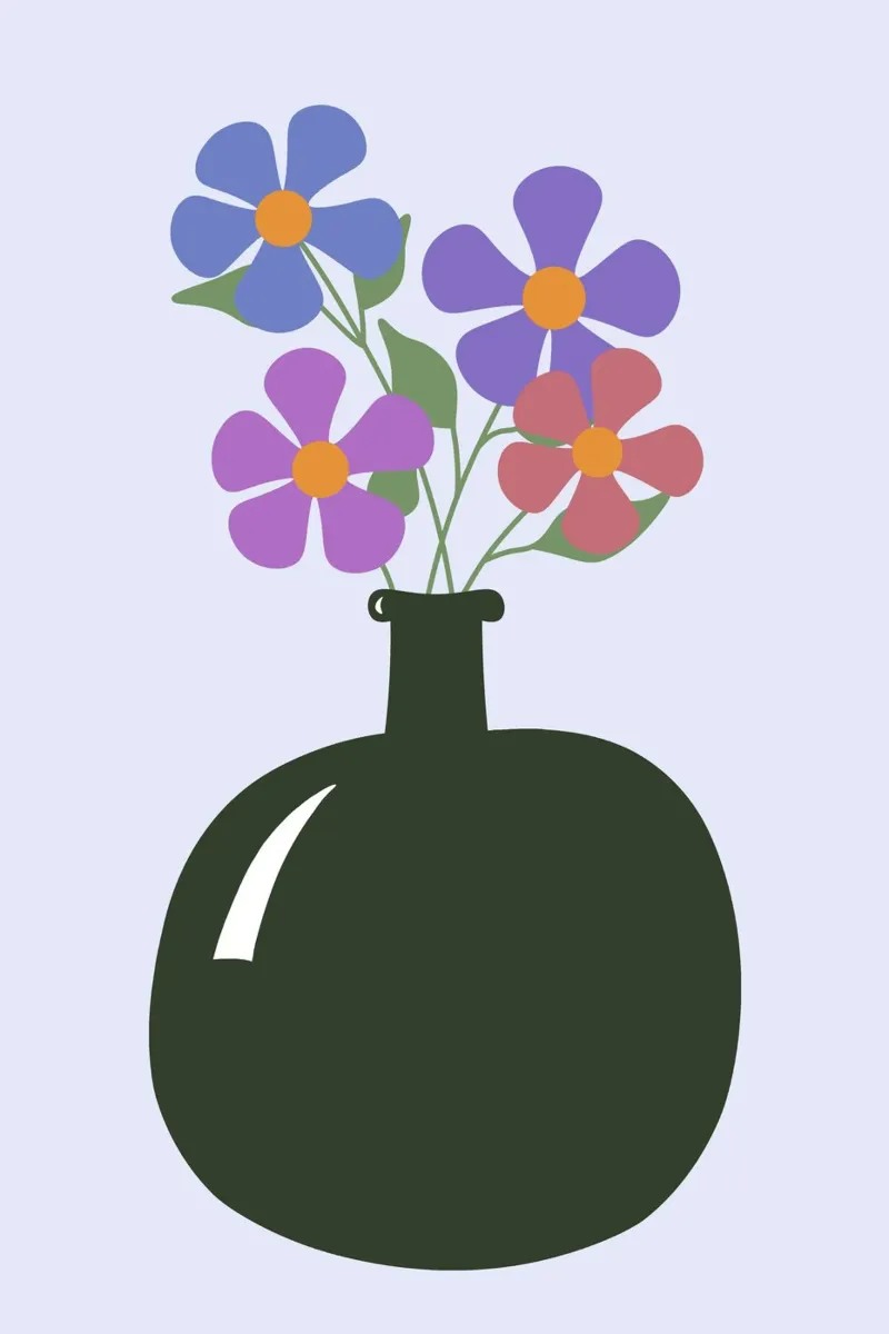 A Bunch Of Flowers poster con telaio in legno da selfieswithlove