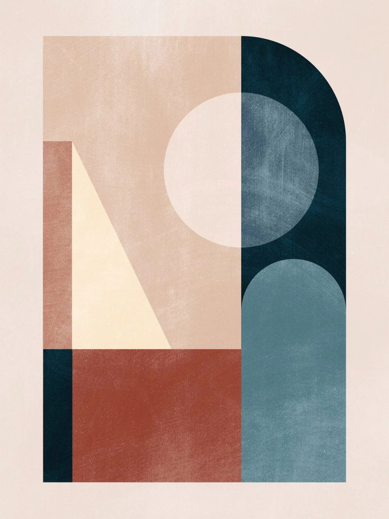 Géométrie abstraite 20 poster de Gaite