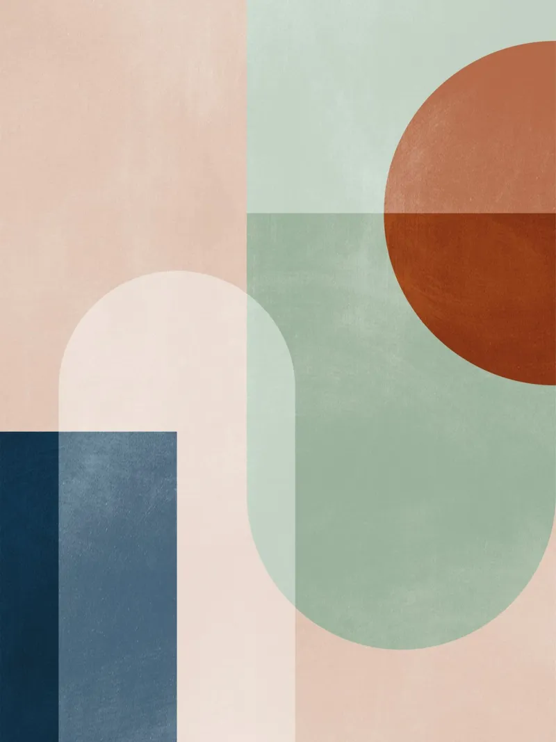 Abstract Geometric 18 canvas by Gaite