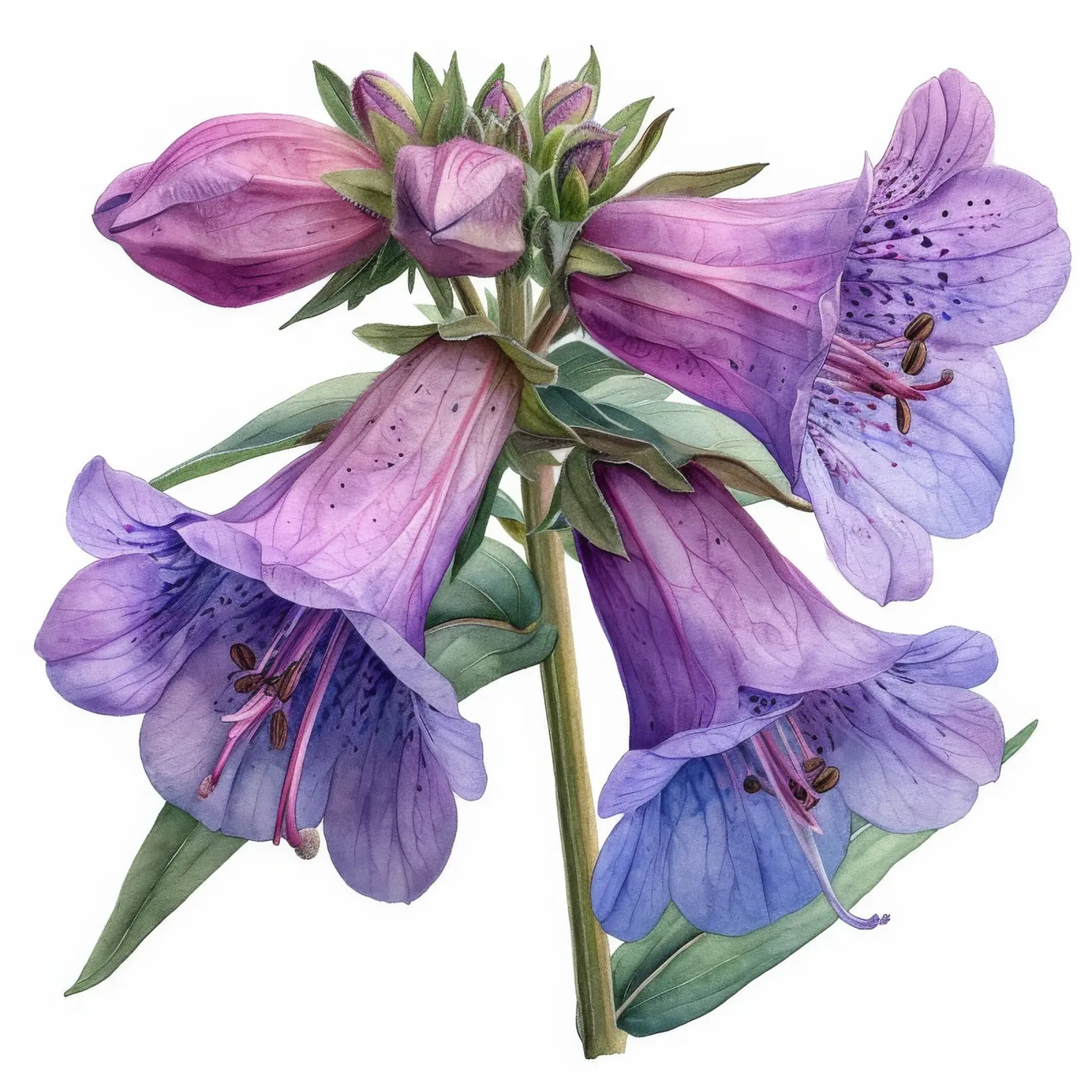 Penstemon fiore 1 pellicola backlit da Bold Blooms
