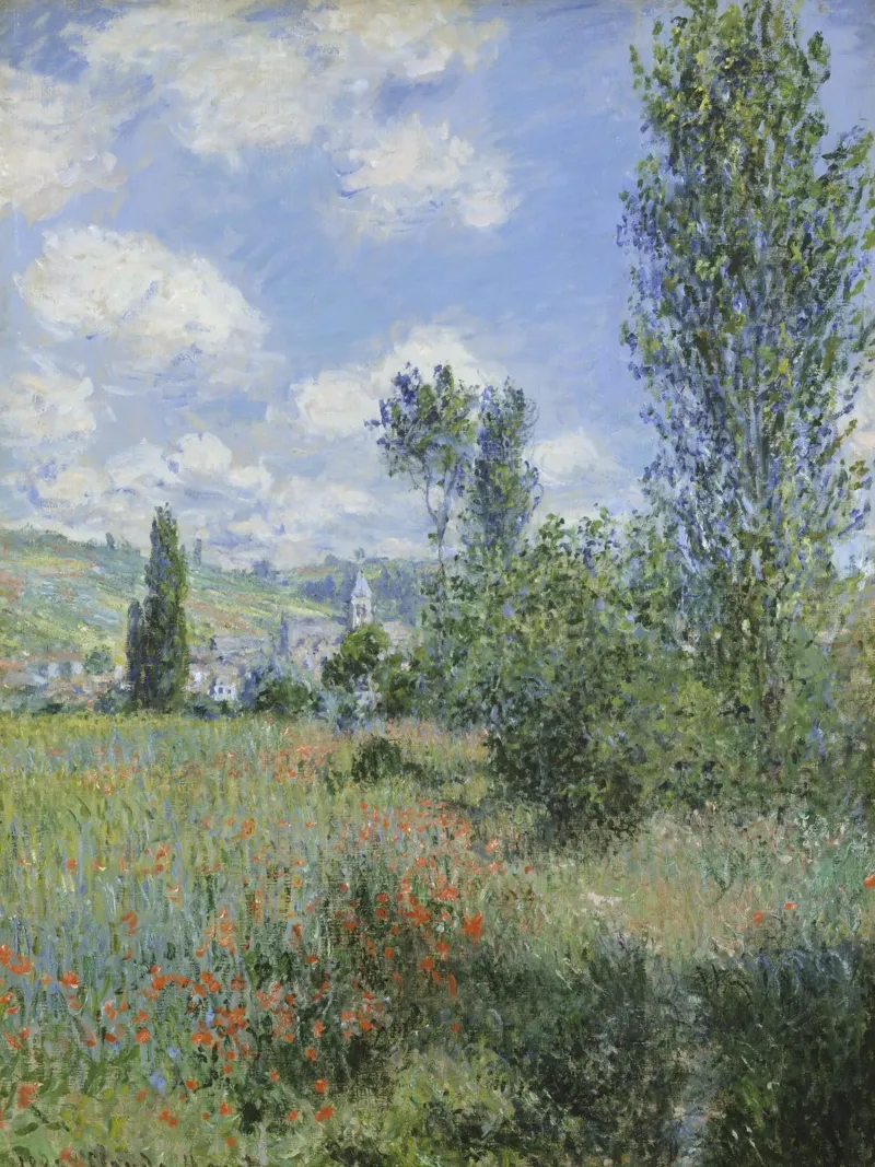 Claude Monet View of Vétheuil canvas by Timeless Artworks