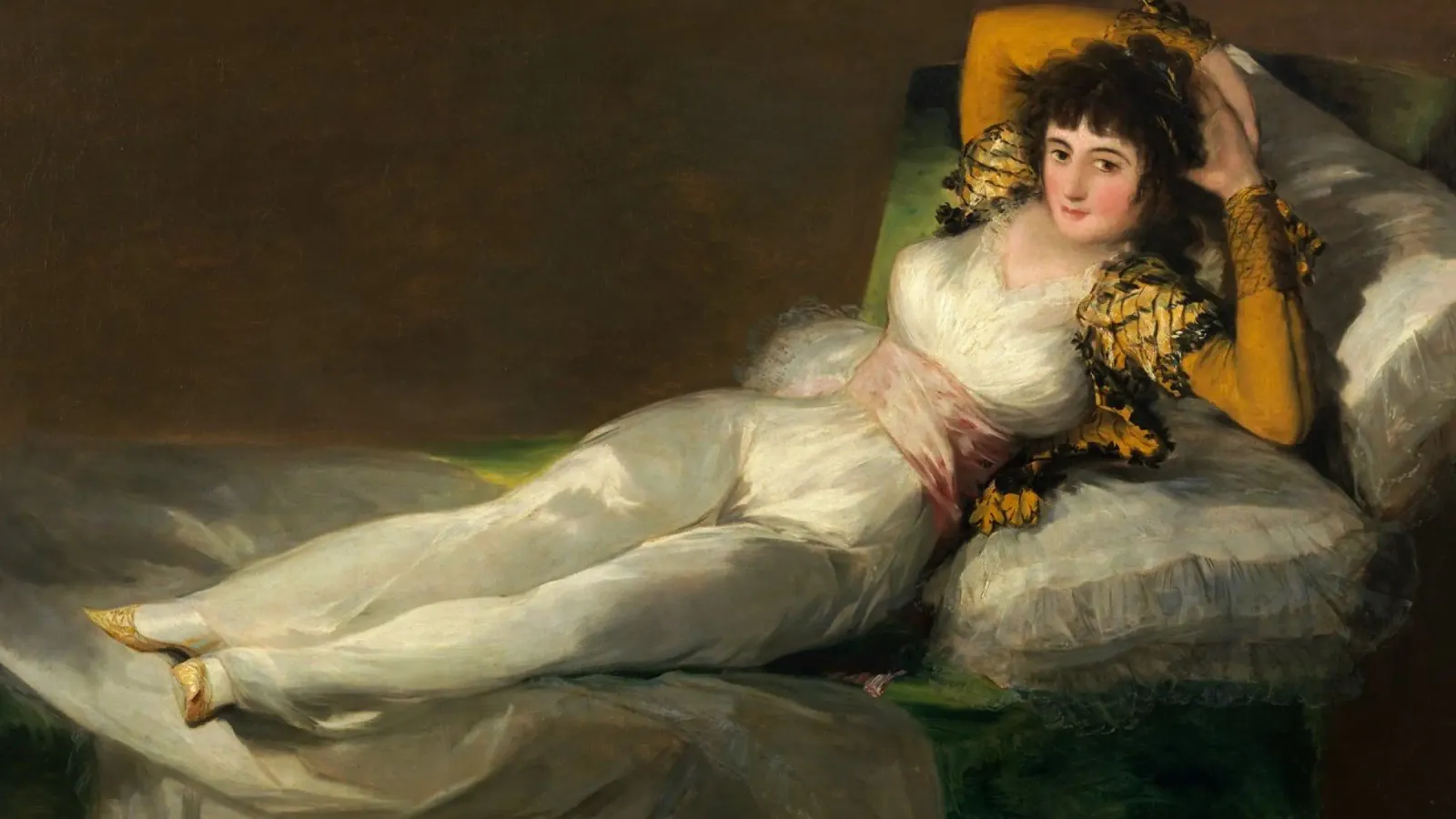 Francisco Goya - The Clothed Maja forex plate by Timeless Artworks