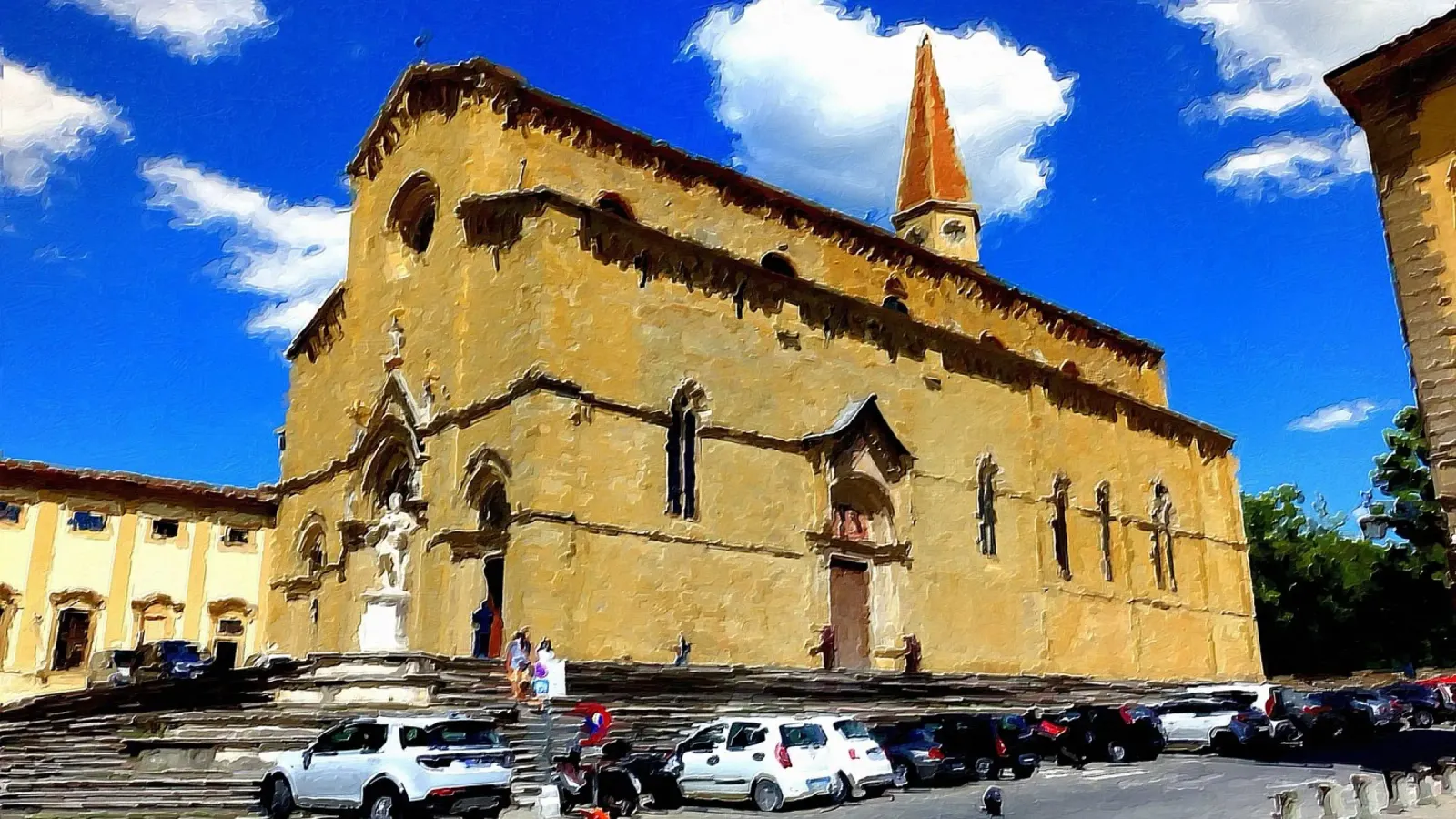 Arezzo pellicola backlit da Massimo Frascogna