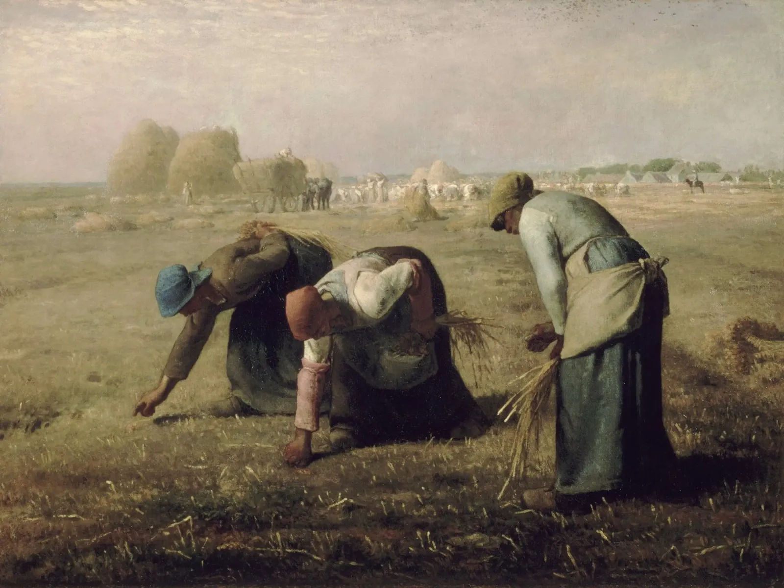 Jean-François Millet - The Gleaners canvas by Timeless Artworks
