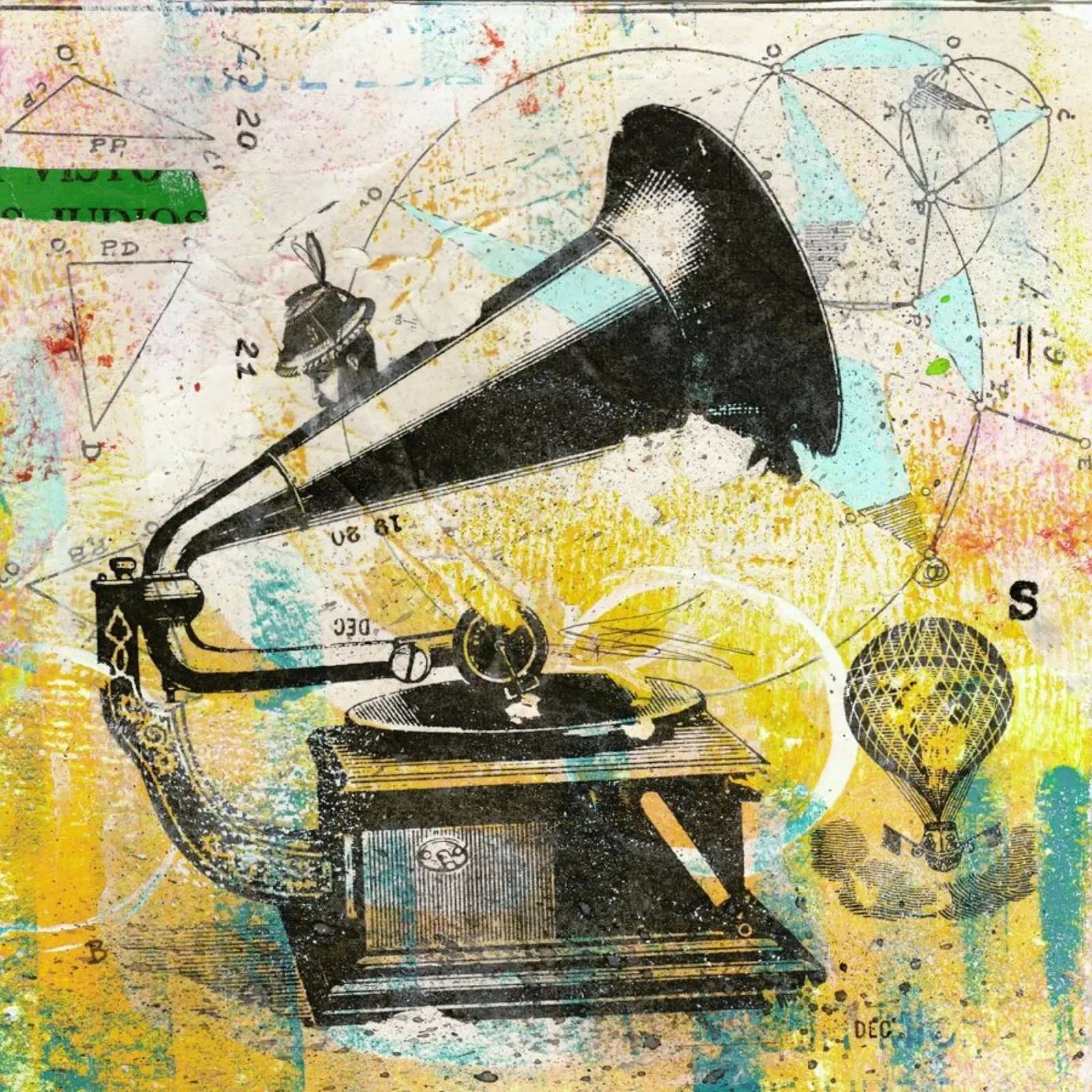Gramophone pellicola backlit da Tameo