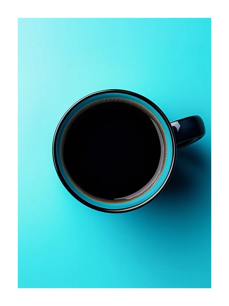 Tazza di caffè nero pannello forex da Spice & Style
