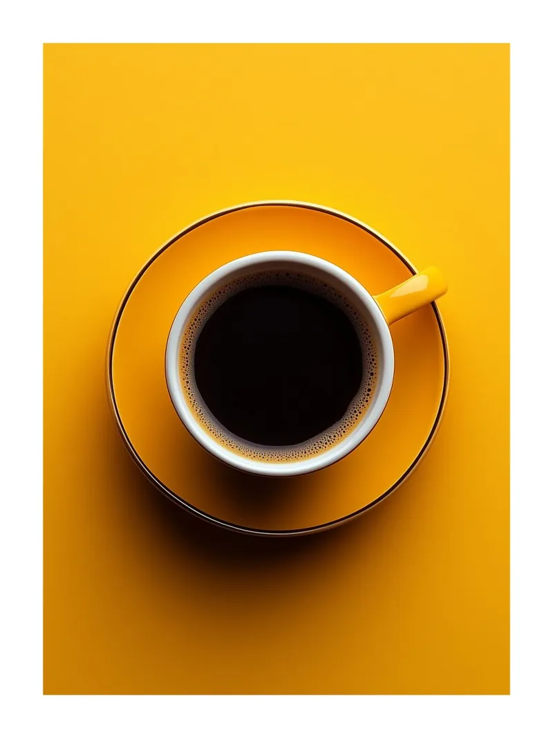 Yellow coffee cup hahnemühle by Spice & Style