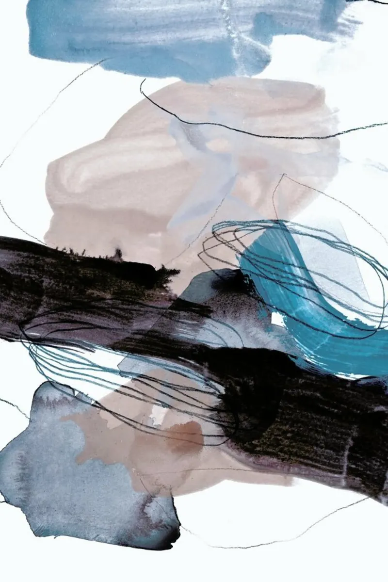 Abstract Painting VIII alluminio dibond da IRIS LEHNHARDT FINE ART