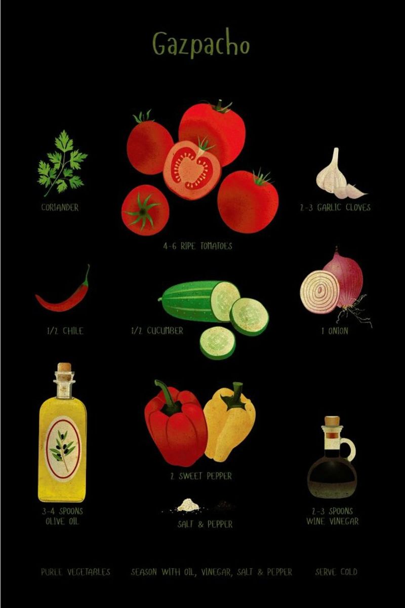 Gazpacho poster by Lesja Chernish