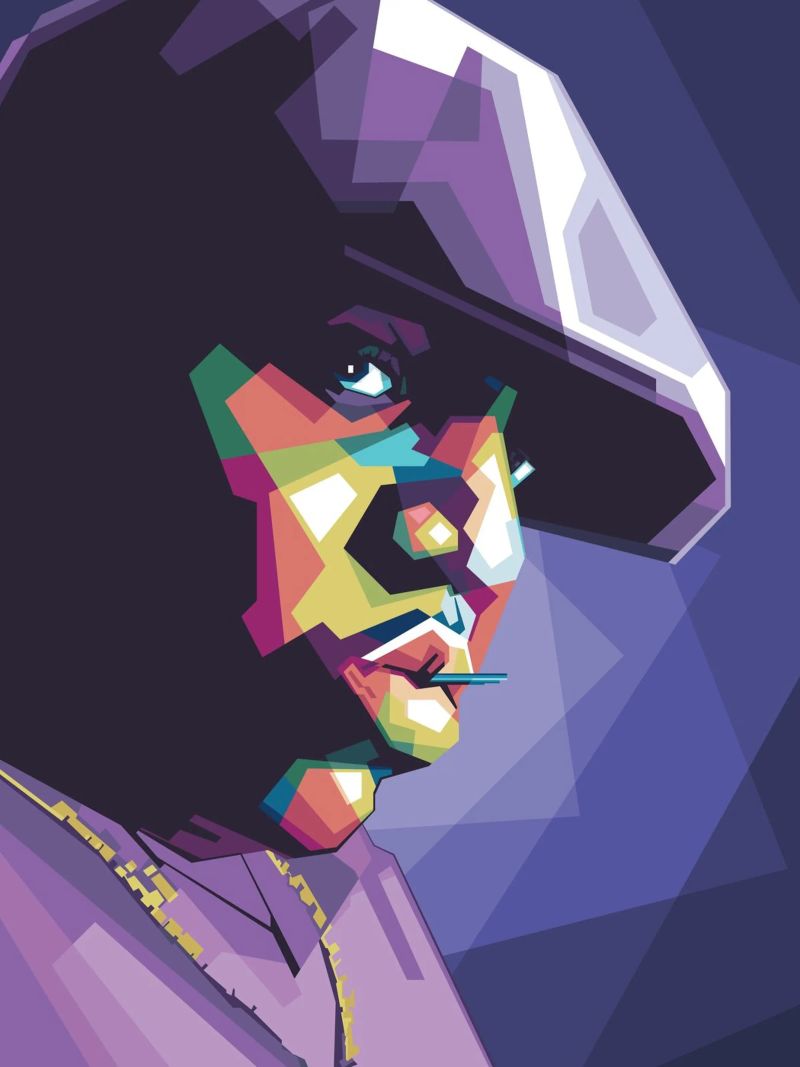 Biggie WPAP trending poster by Alkahfsmart