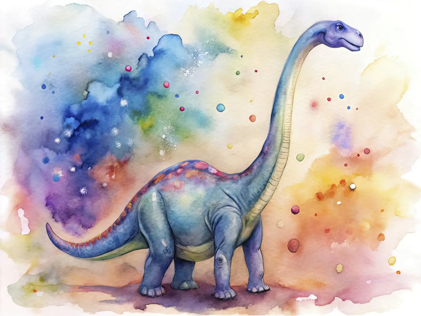 Dinosauro Diplodocus pellicola backlit da ARTVI-SHOP