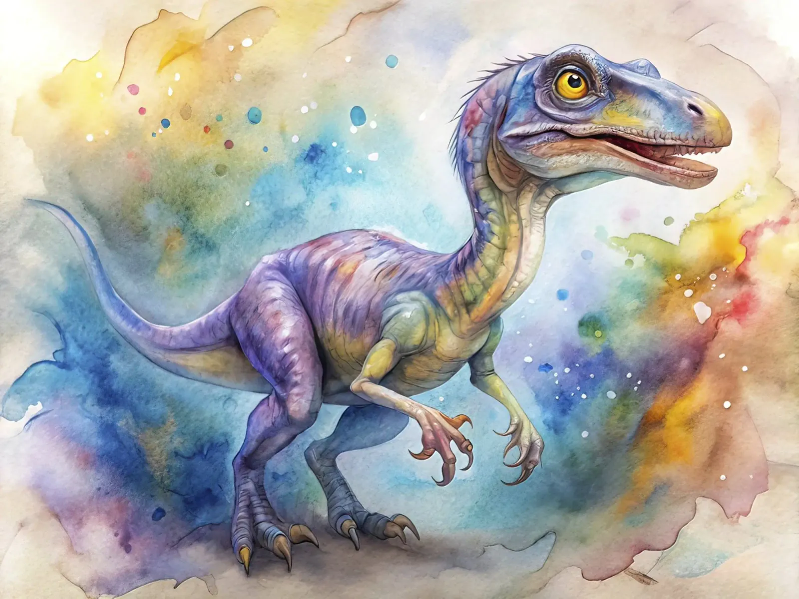 dinosauro velociraptor pellicola backlit da ARTVI-SHOP