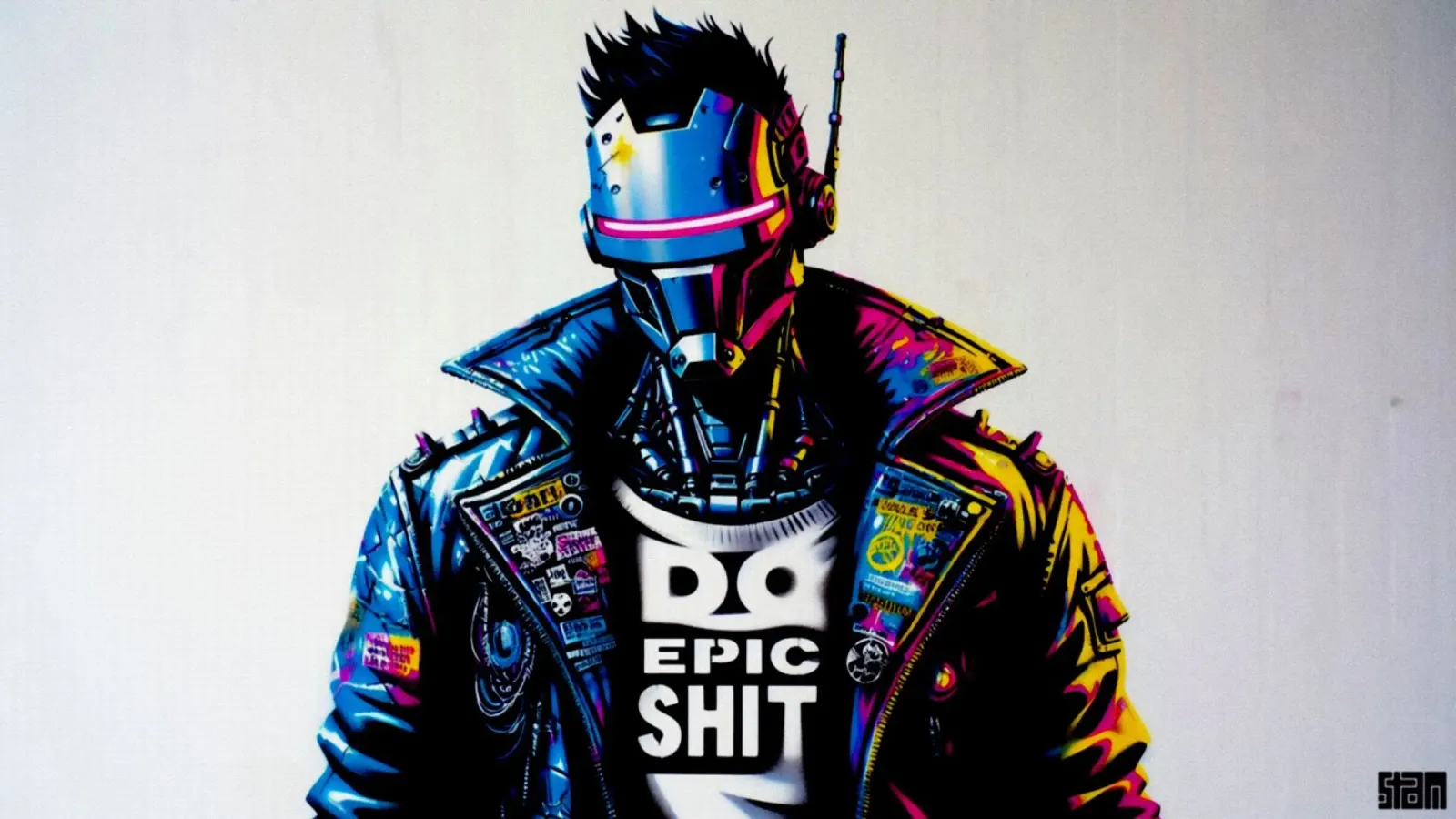 do epic shit – Stencil, Graffiti & Streetart pellicola backlit da STAN Z.