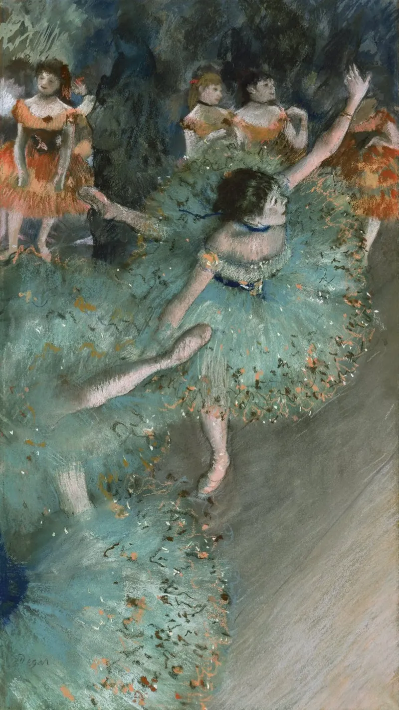 Edgar Degas - Ballerina ondeggiante alluminio dibond da Timeless Artworks