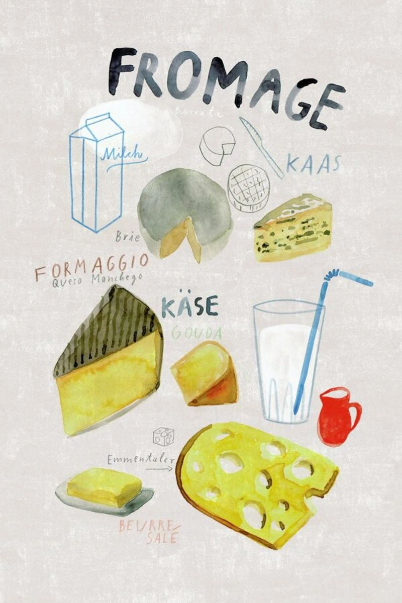 Käse Poster von Rinah Lang