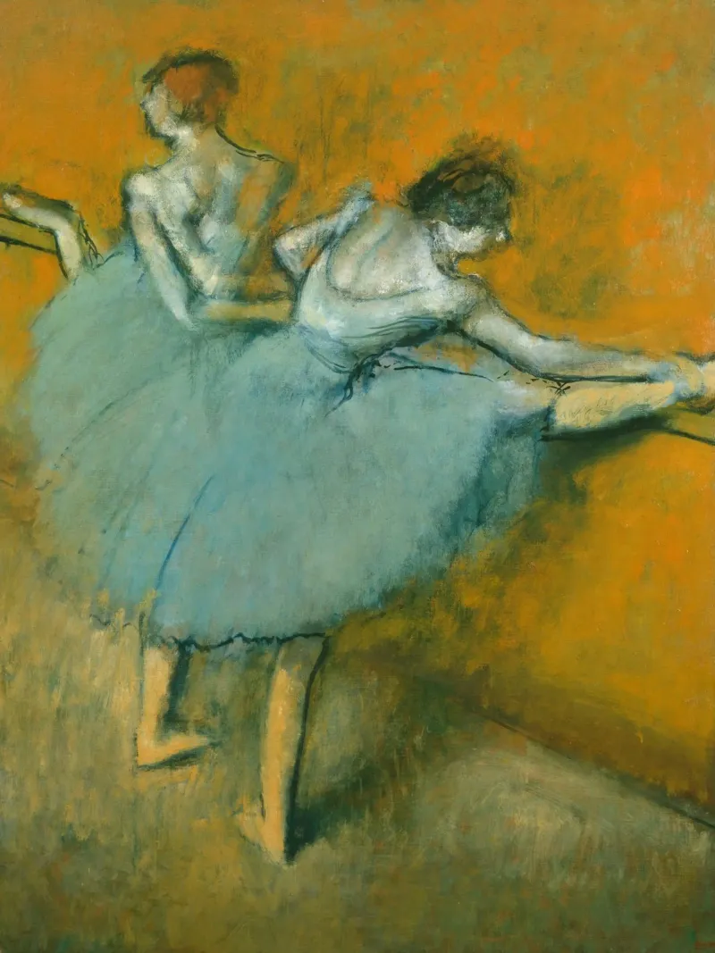 Edgar Degas - Ballerine alla sbarra carta hahnemühle da Timeless Artworks
