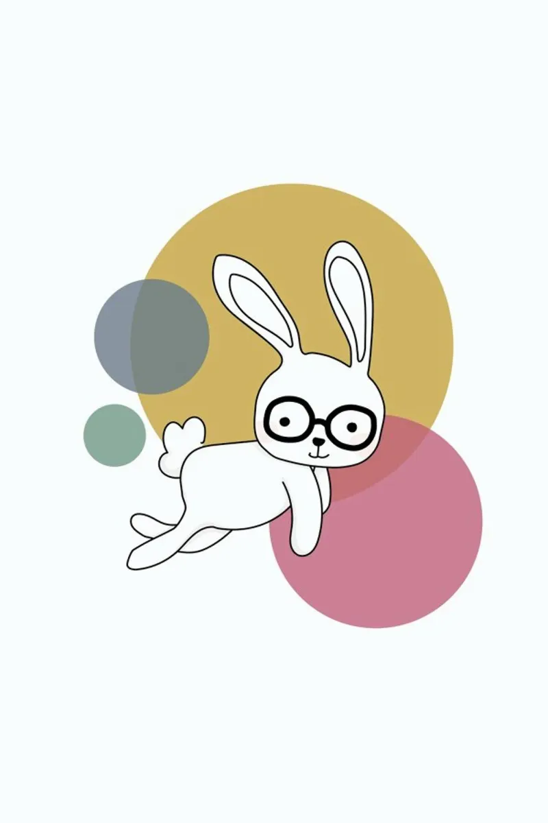 Space Rabbits Castor pellicola backlit da Christina Heitmann