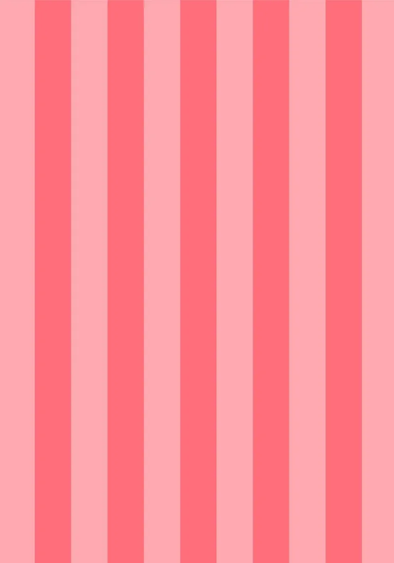 "Modern Stripes" – Bold Red & Pink Geometric Print pellicola backlit da PrintCessStudio