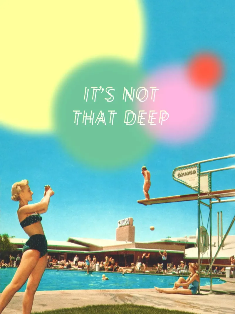 It's not that deep poster da MsGonzalez