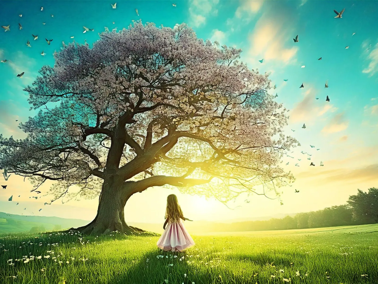 ALBERO MERAVIGLIOSO.Verde pellicola backlit da Thierry vobmann photography