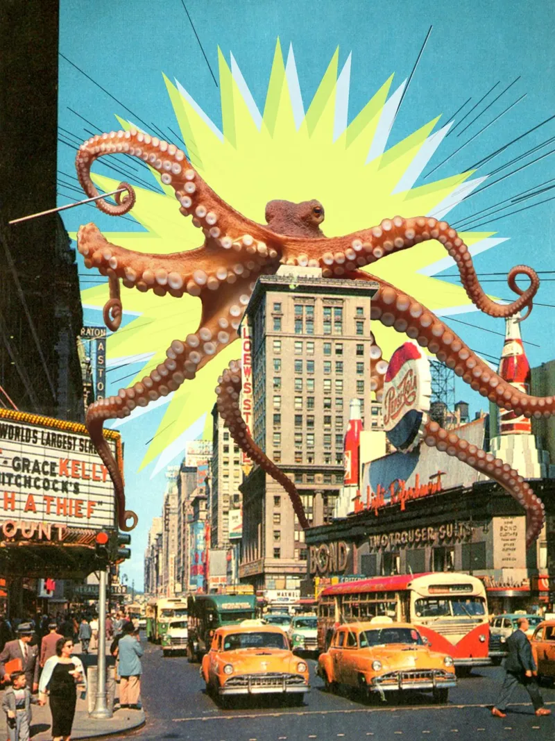 Attack of the Octopus (In NYC) pellicola backlit da MsGonzalez