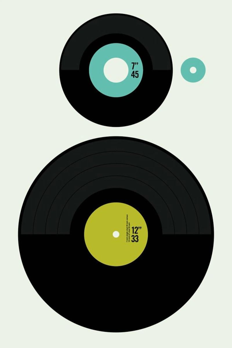 LP vs. EP poster by Bo Lundberg