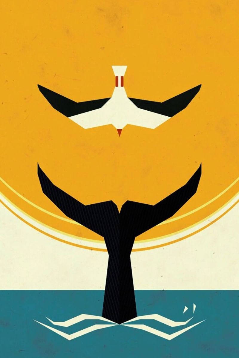 Too big a fish Poster von Yetiland