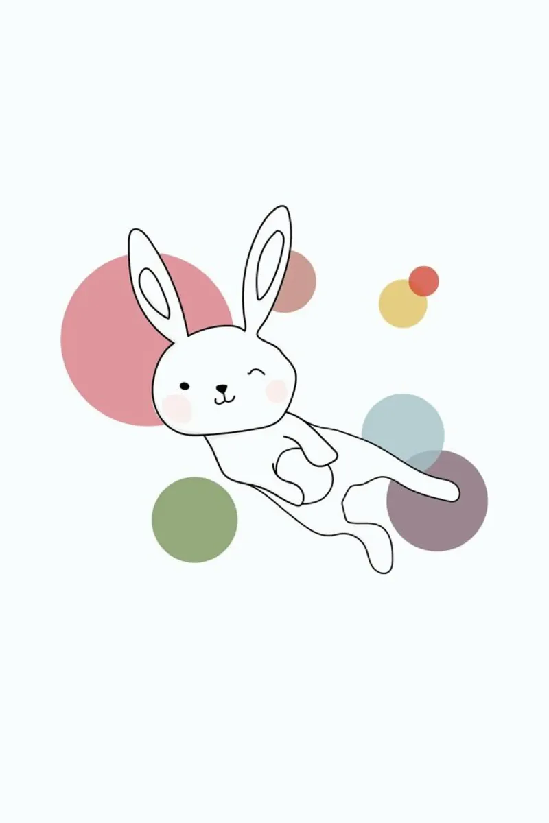 Space Rabbits Selena poster da Christina Heitmann