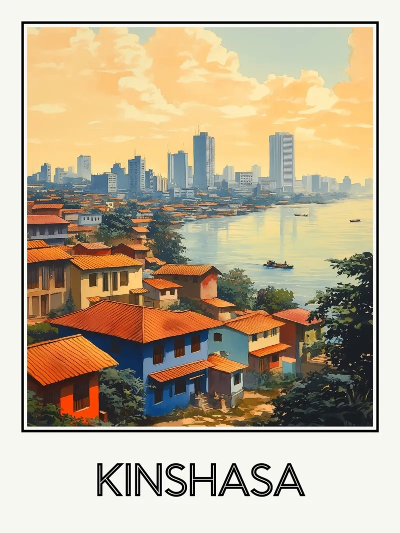 Kinshasa poster da Frame the World