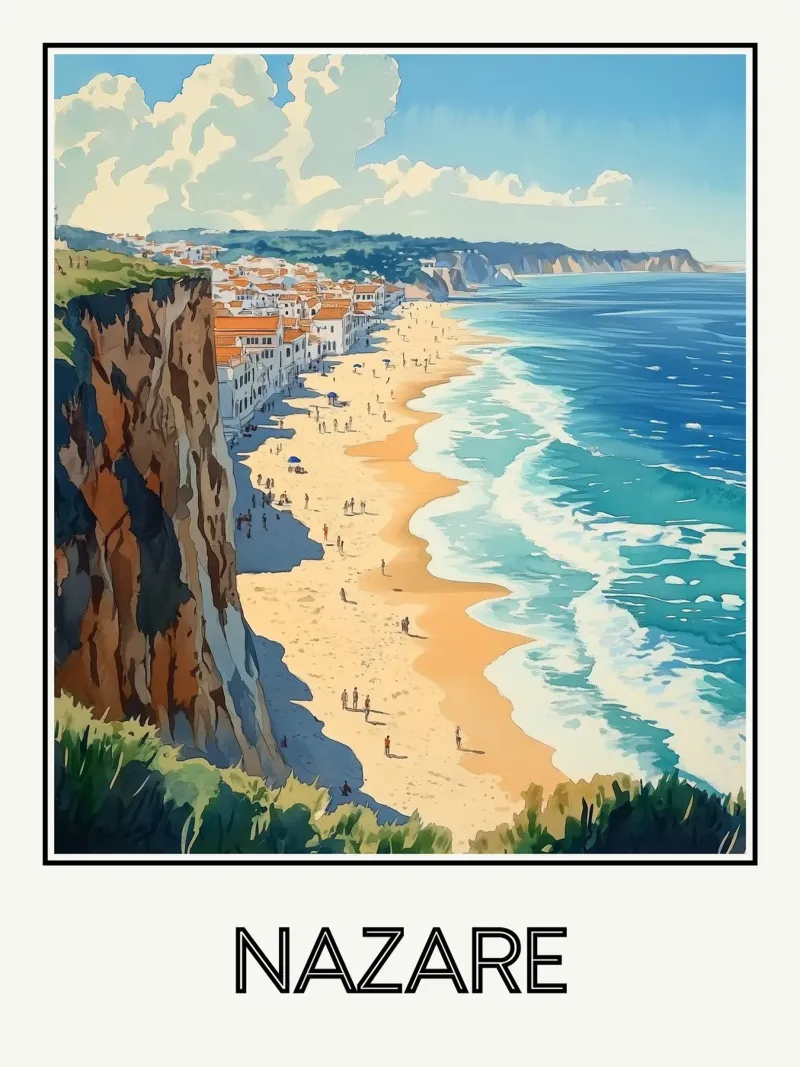 Nazaré poster da Frame the World