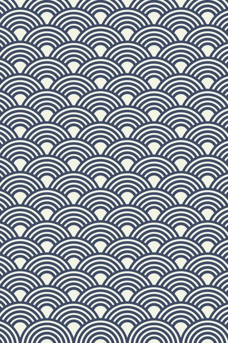 Eastern Waves Dark poster van Bo Lundberg