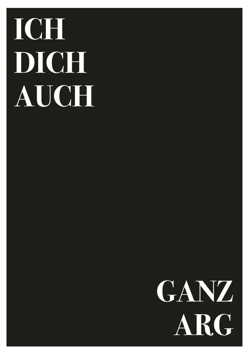 Ich dich auch pellicola backlit da Flo Klein