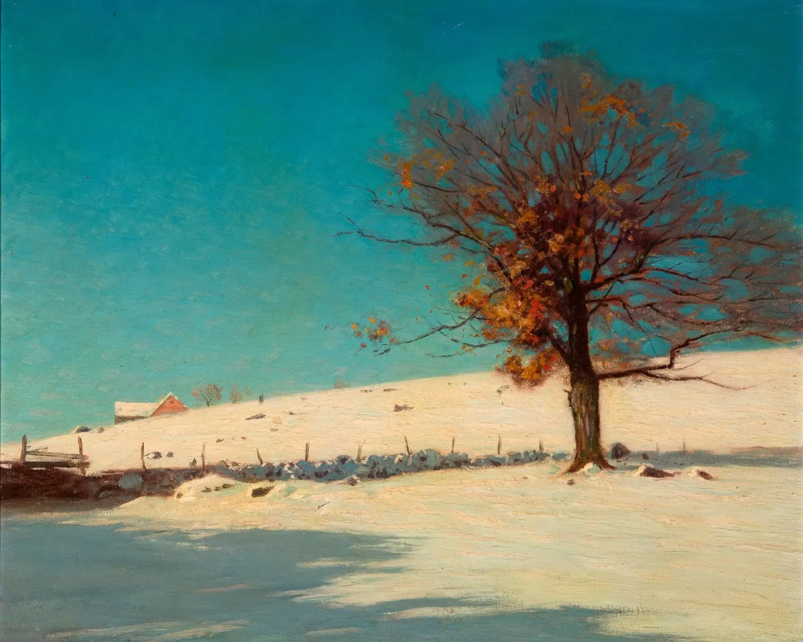 L. Birge Harrison: Vecchie querce sfiduciate plexiglass da Little Art Histories