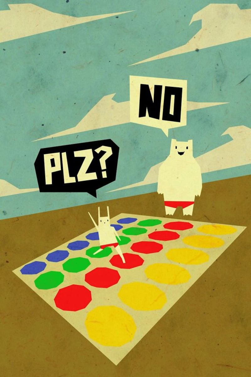 Yeti doesn't play Twister pellicola backlit da Yetiland