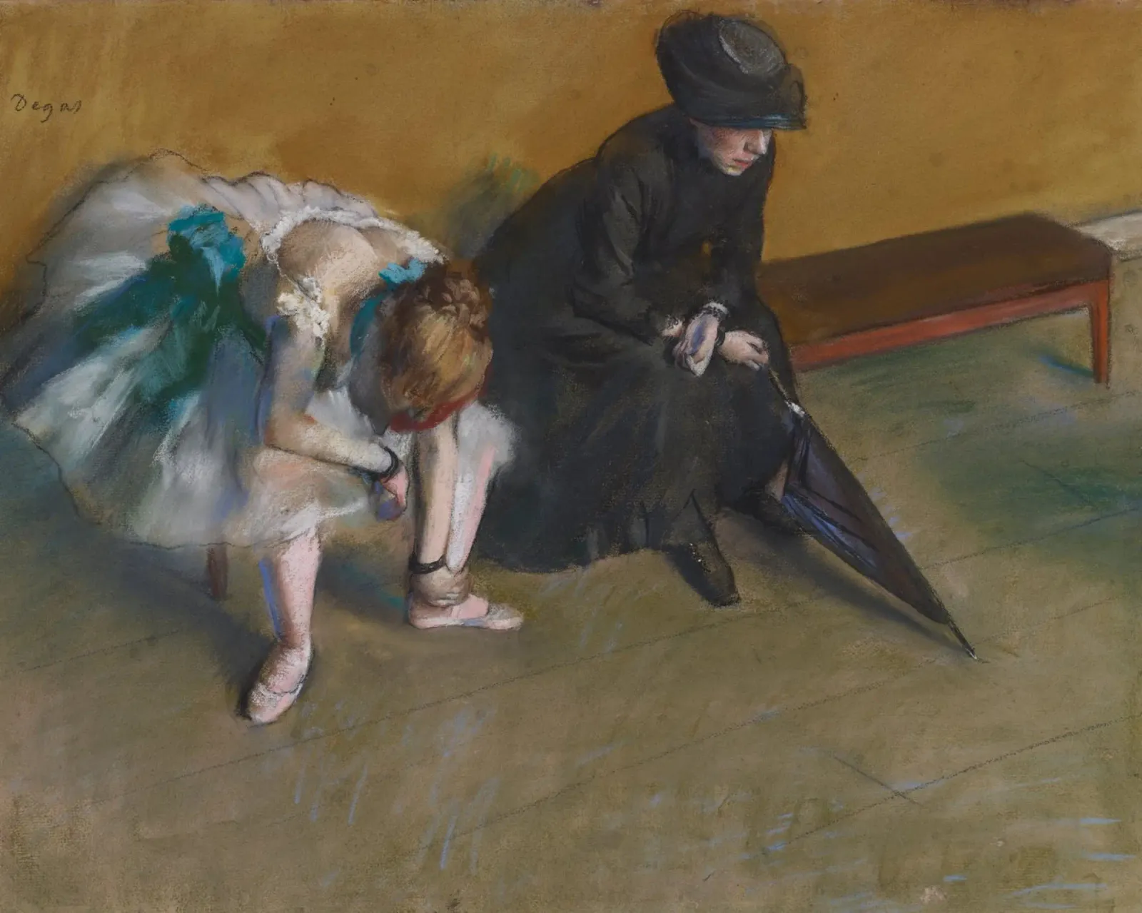 Edgar Degas - Attesa poster da Timeless Artworks