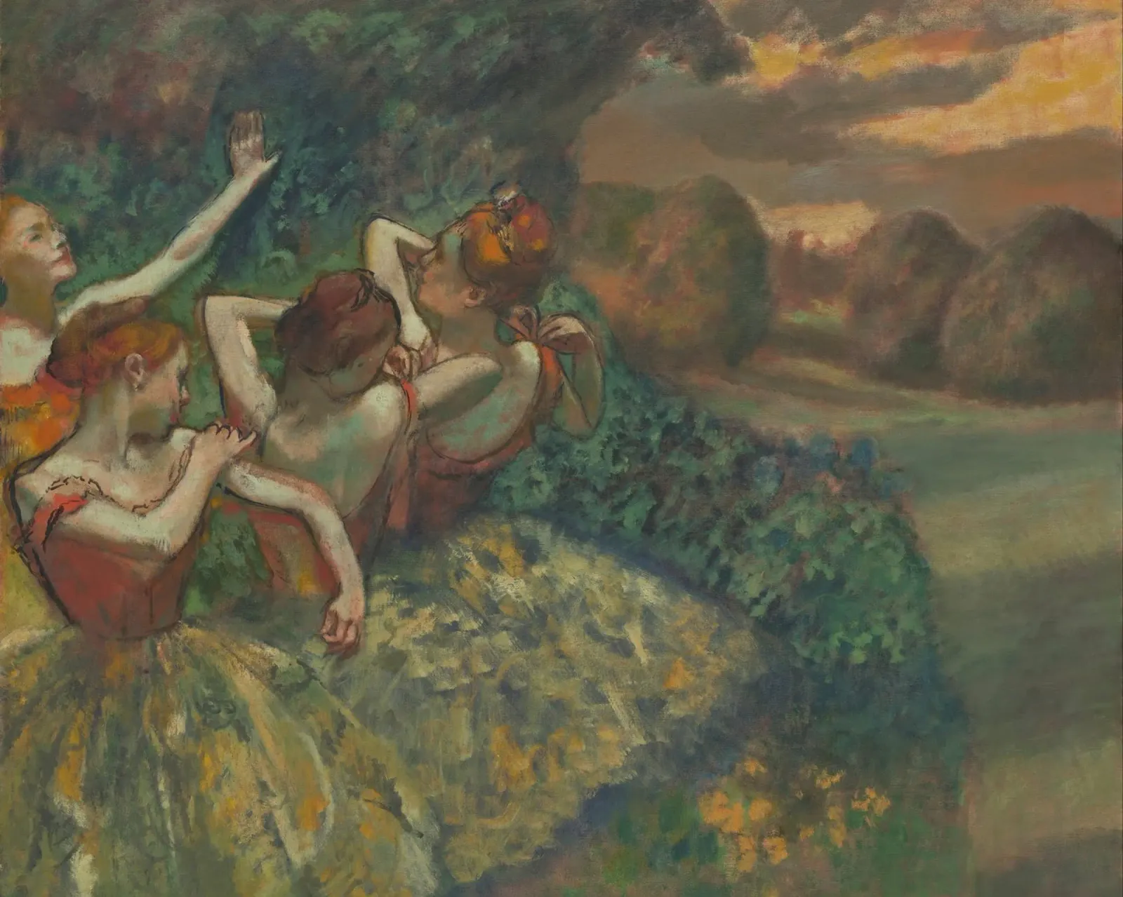 Edgar Degas - Four Dancers canvas by Timeless Artworks