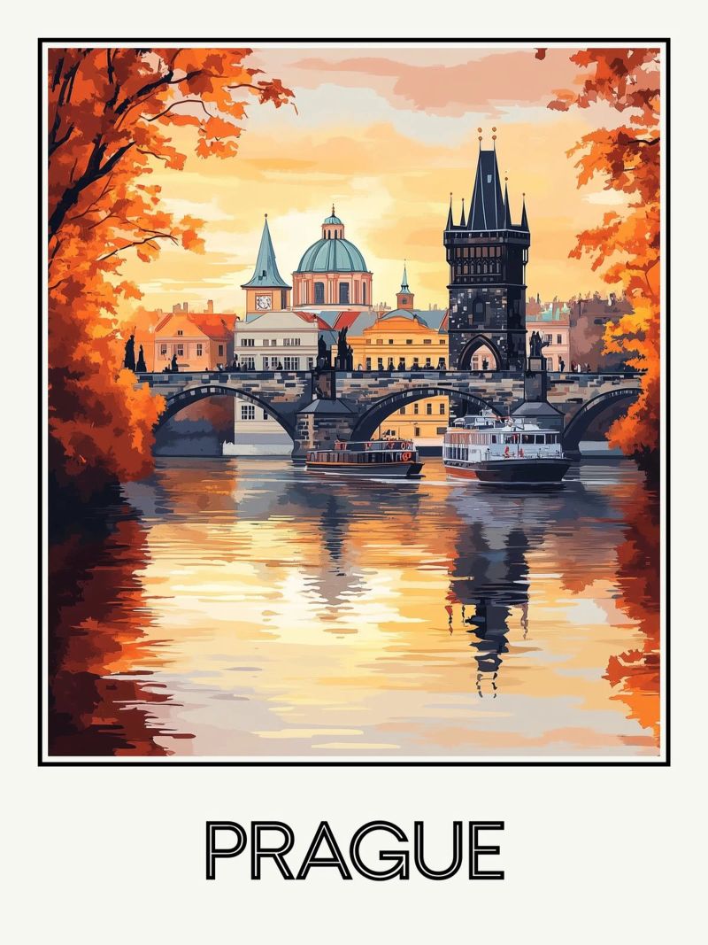 Prague poster de Frame the World