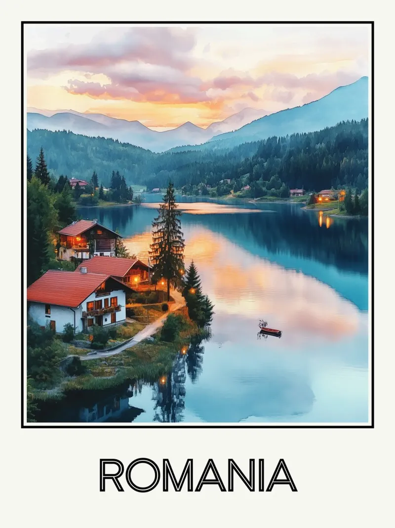 Romania poster da Frame the World