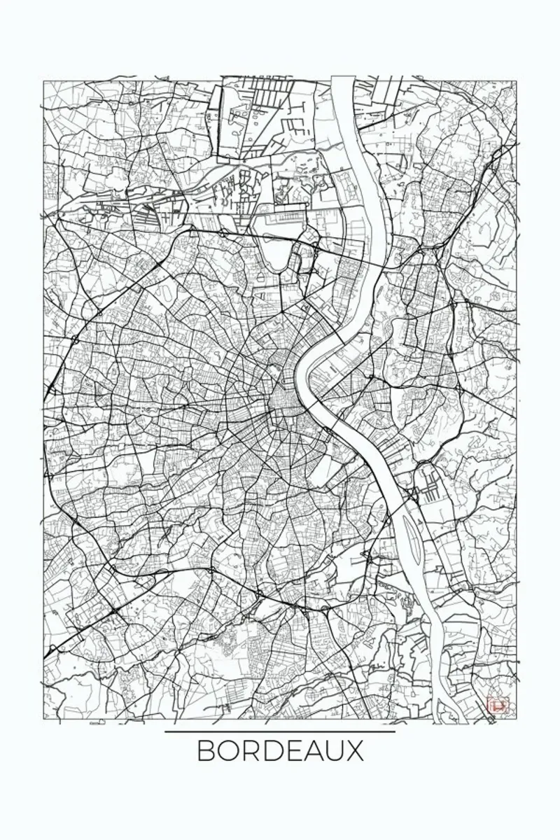 Bordeaux Minimal metacrilato de Hubert Roguski