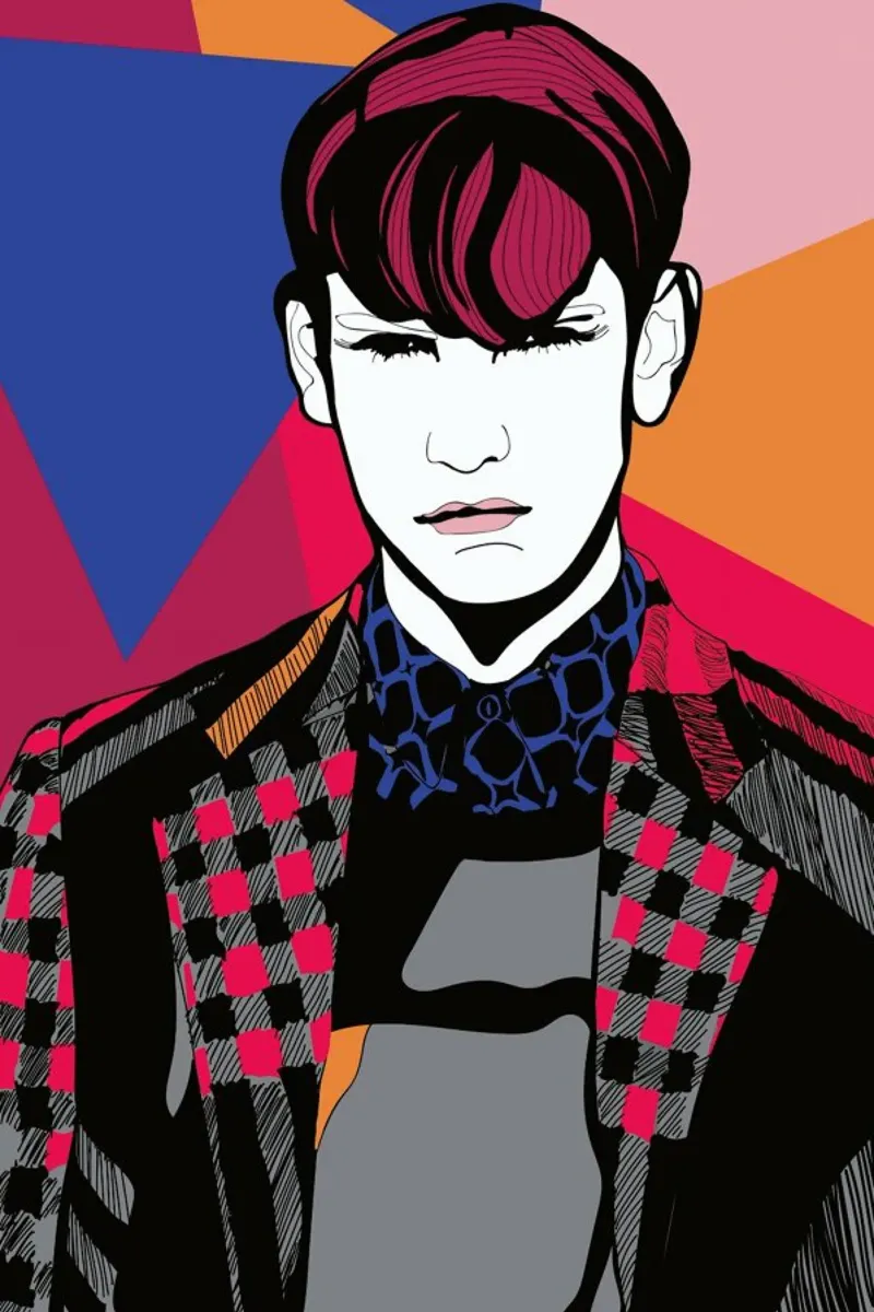 The Boy poster con telaio in plastica da Marcell Naubert