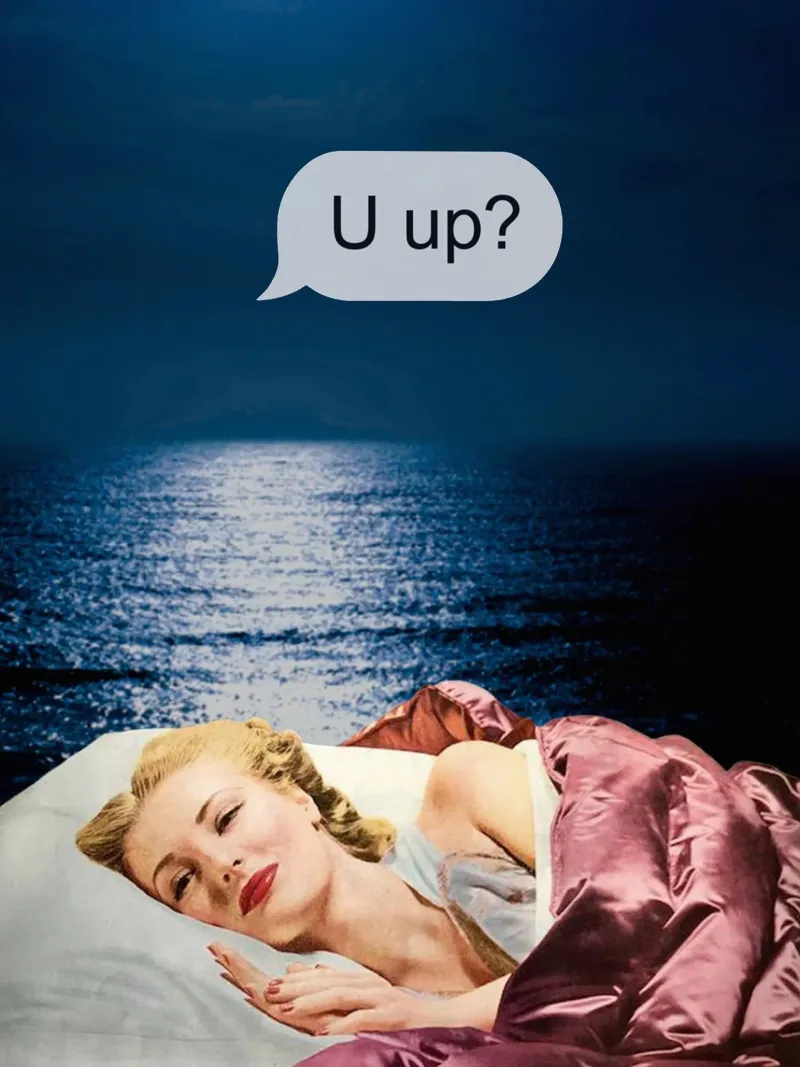 U up? Late night texts Hahnemühle von MsGonzalez